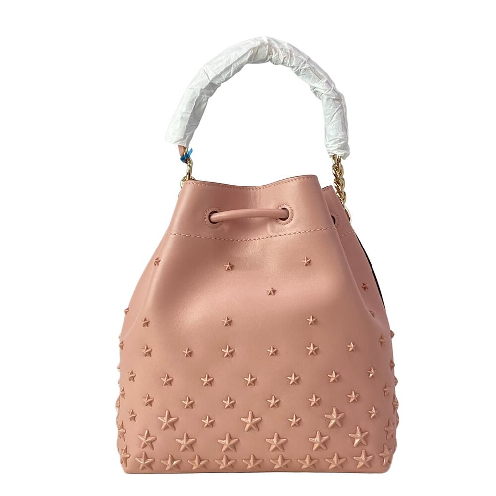Jimmy Choo Bombon Bucket Bag Handbag - Picture 3 of 15